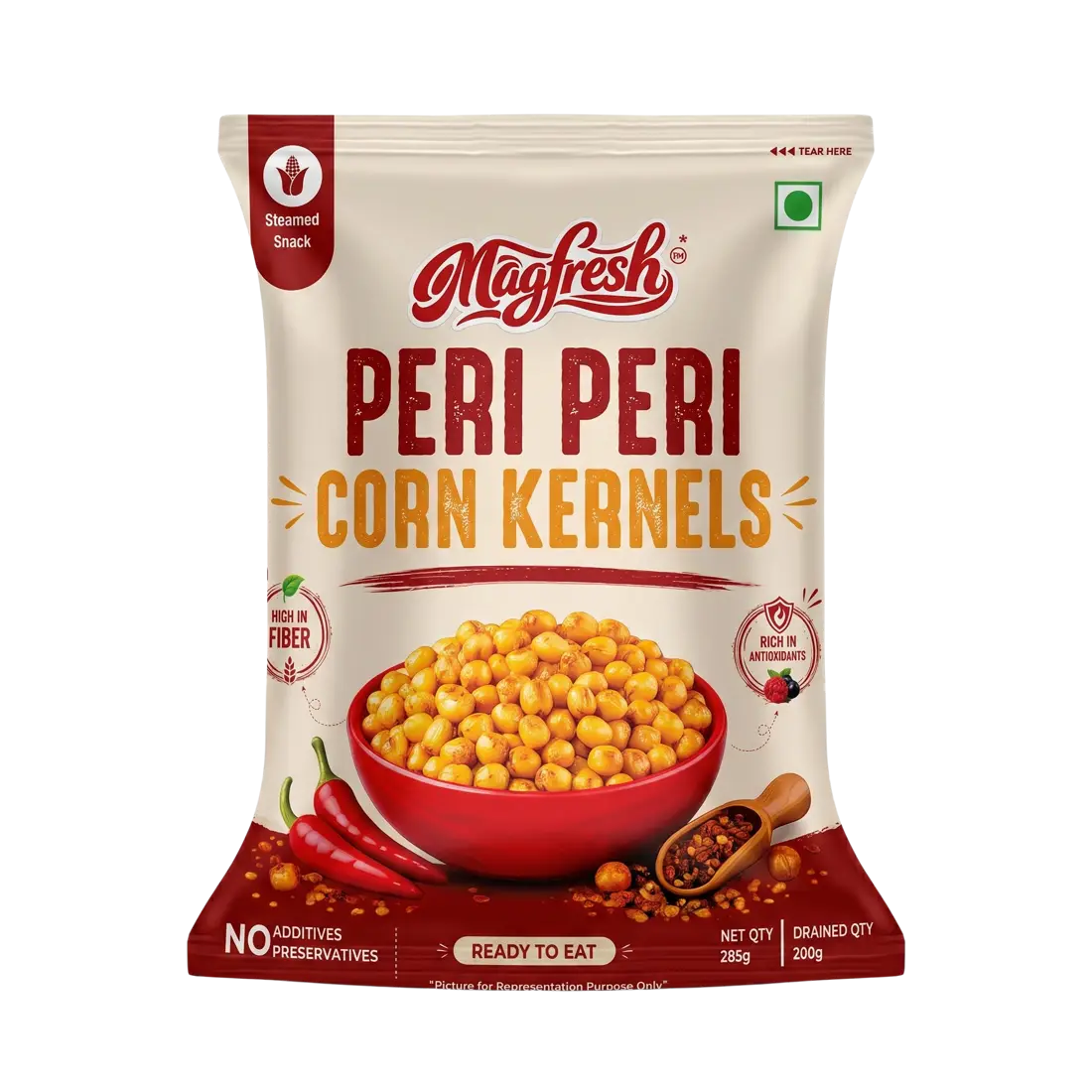 Peri Peri Corn Kernels