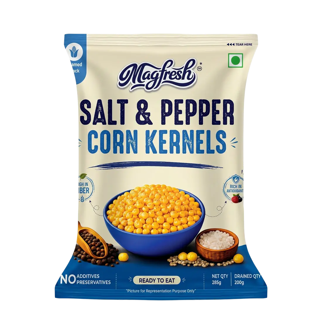 Salt & Pepper Corn Kernels