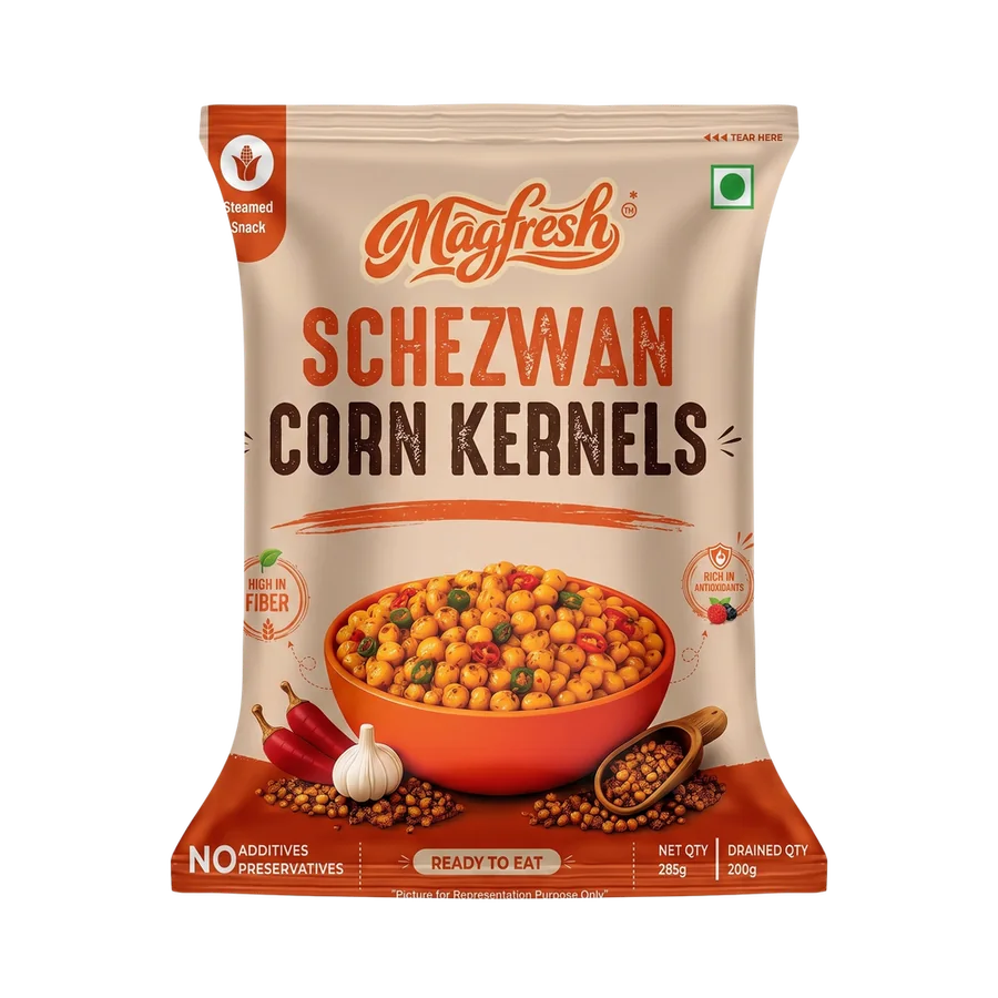 Schezwan Corn Kerenels 🌶️🥢